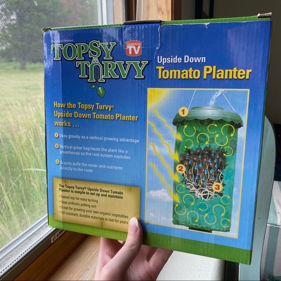 TOPSY TURVEY Upside Down Tomato Planter NWT - Picture 2 of 5